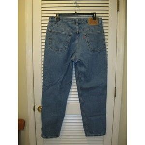 Levi's 550 Relaxed Fit Blue Jeans Size 38X32 Levis Mexico 100% Cotton Vintage